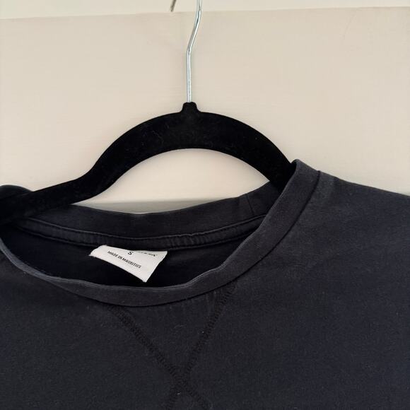 Gymshark Reset Shirt Mens Small Black Gym Workout Training Oversized - Picture 2 of 6